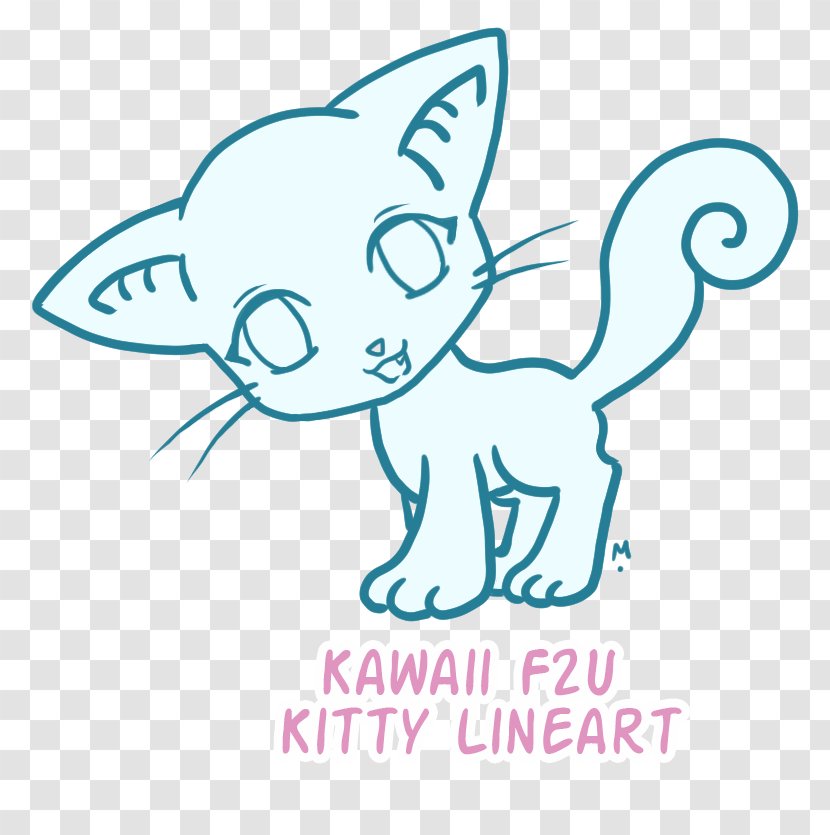 Whiskers Kitten Cat Drawing Clip Art - Animal Figure - Cute Kitty Transparent PNG