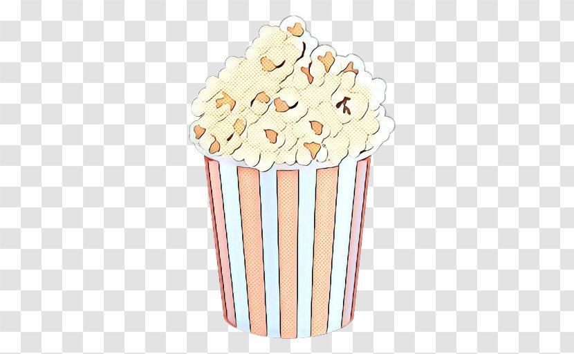 Popcorn Cartoon - Food - Buttercream Baked Goods Transparent PNG