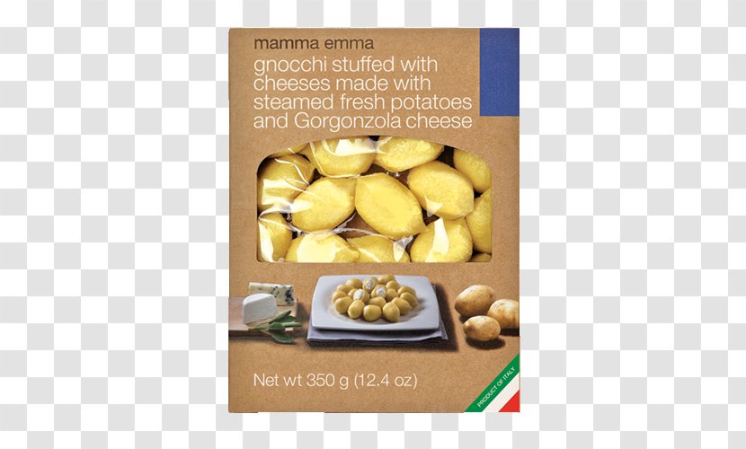 Gnocchi Italian Cuisine Pasta Vegetarian Gorgonzola - Cheese Transparent PNG
