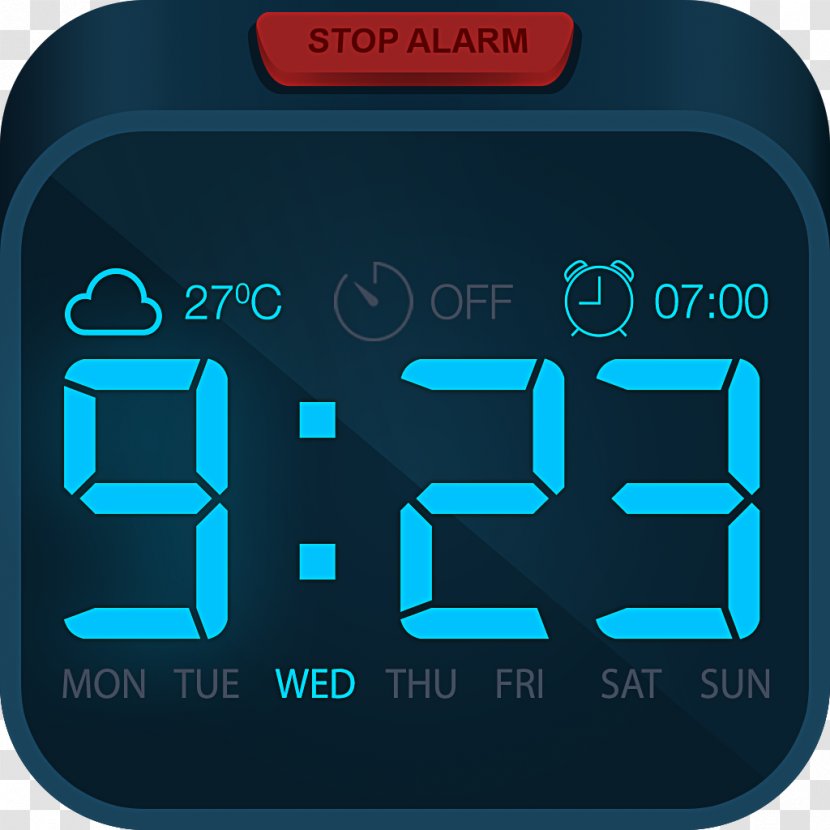 Digital Clock Alarm Clocks Timer Countdown - Stock Photography Transparent PNG