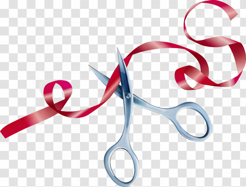 Ribbon Font Scissors Line Meter Transparent PNG