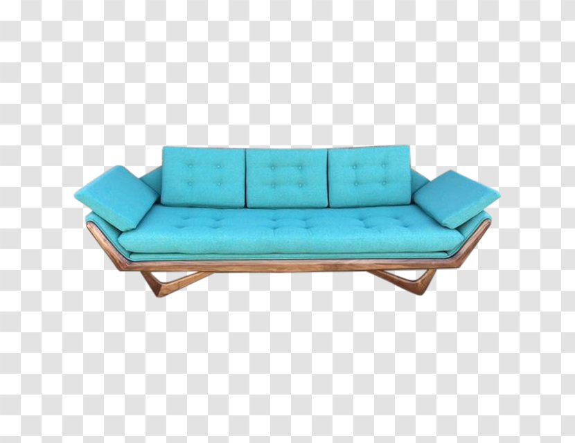 Couch Furniture Sofa Bed Loveseat Turquoise - Modern Transparent PNG