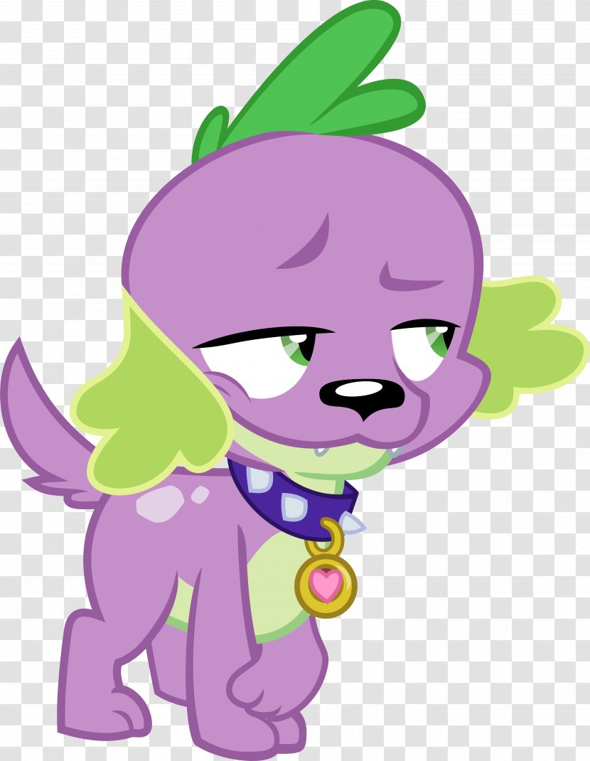 Spike Twilight Sparkle Rarity Rainbow Dash Pinkie Pie - Flower - Dog's Vector Transparent PNG