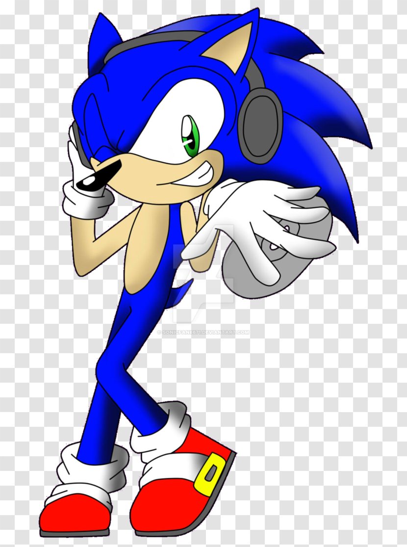 Art Drawing Disc Jockey Sonic Boom: Fire & Ice - Watercolor Transparent PNG