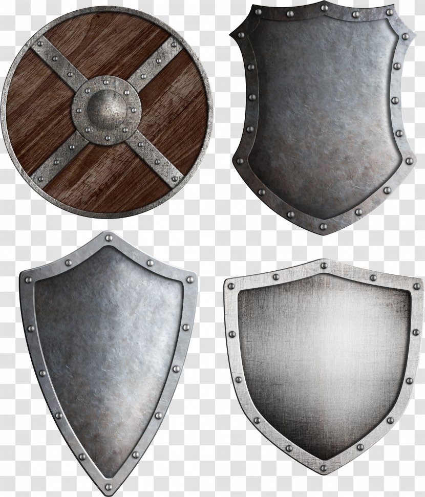Middle Ages Shield Knight Crusades Stock Photography - Metal Transparent PNG