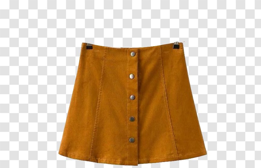 Miniskirt Corduroy Shorts Dress - Jacket Transparent PNG