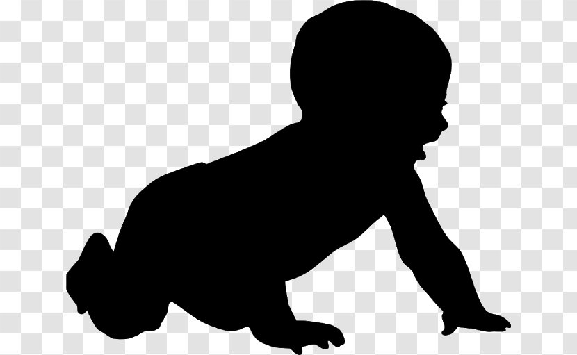 Infant Silhouette Child Clip Art Transparent PNG