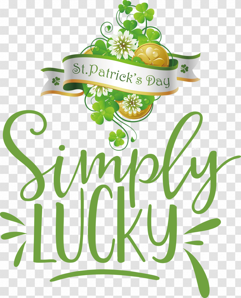 Shamrock Simply Lucky Saint Patricks Day Transparent PNG