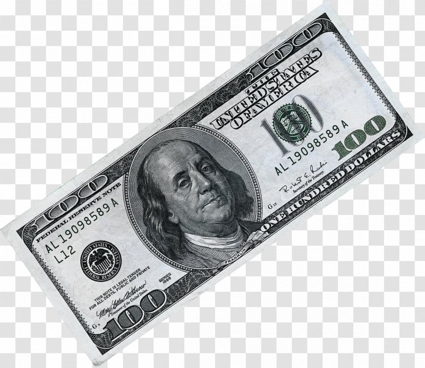 United States One Hundred-dollar Bill Dollar One-dollar Banknote Money - Cash - Image Transparent PNG