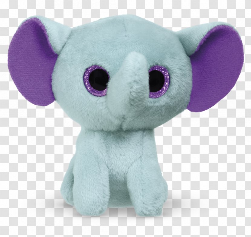 purple elephant beanie baby