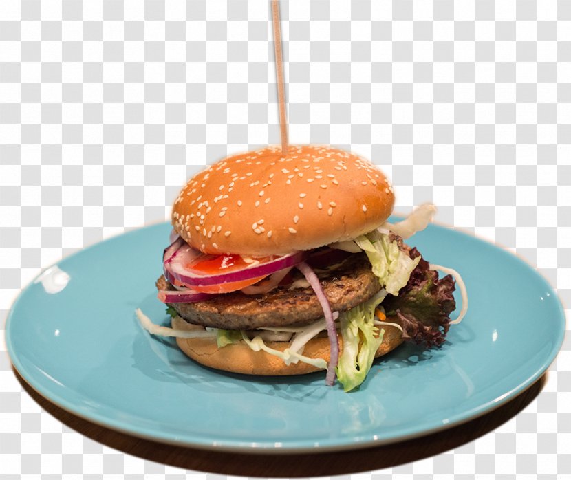 Cheeseburger Buffalo Burger Veggie Hamburger Fast Food - Breakfast Sandwich Transparent PNG