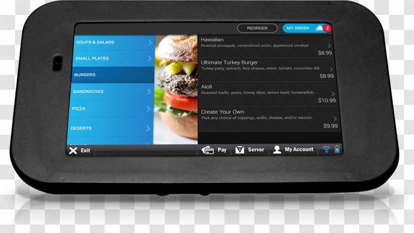 Tablet Computers NTN Buzztime Restaurant NYSEAMERICAN:NTN Bar - Mobile Device - Hotel Menu Card Transparent PNG