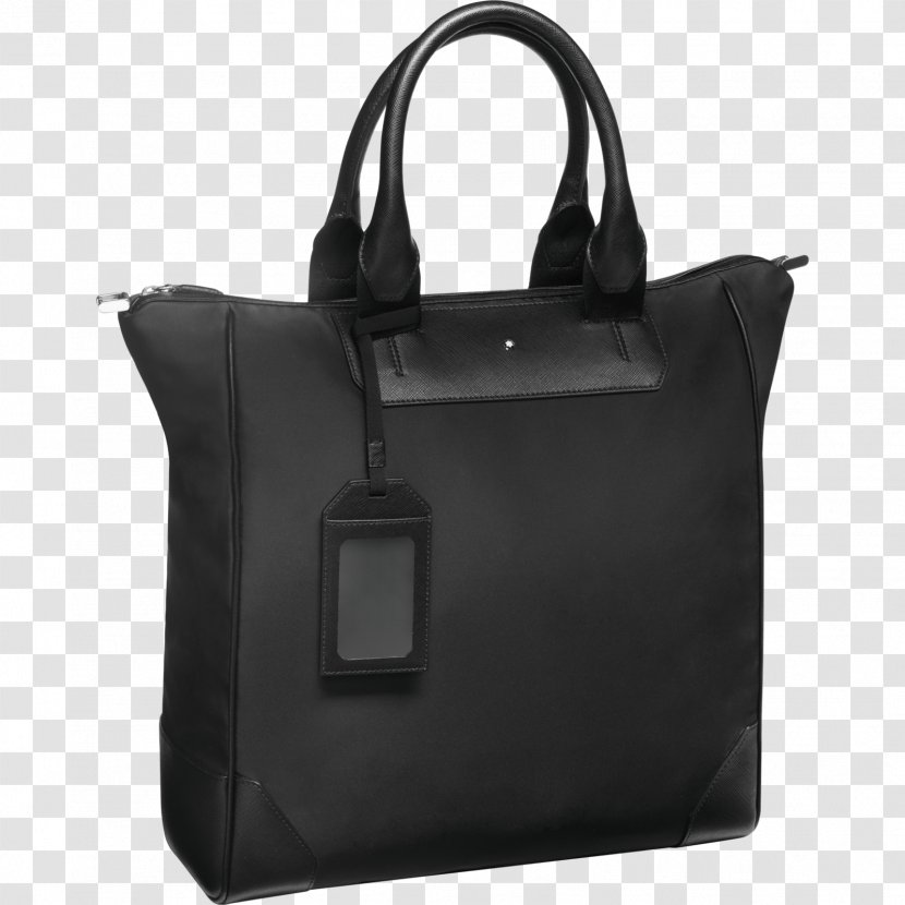 Tote Bag Montblanc Handbag Leather - White Transparent PNG