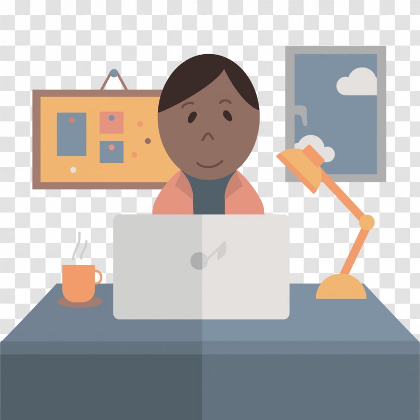 Adobe Illustrator Illustration - Communication - People Who Work Element Vector Transparent PNG