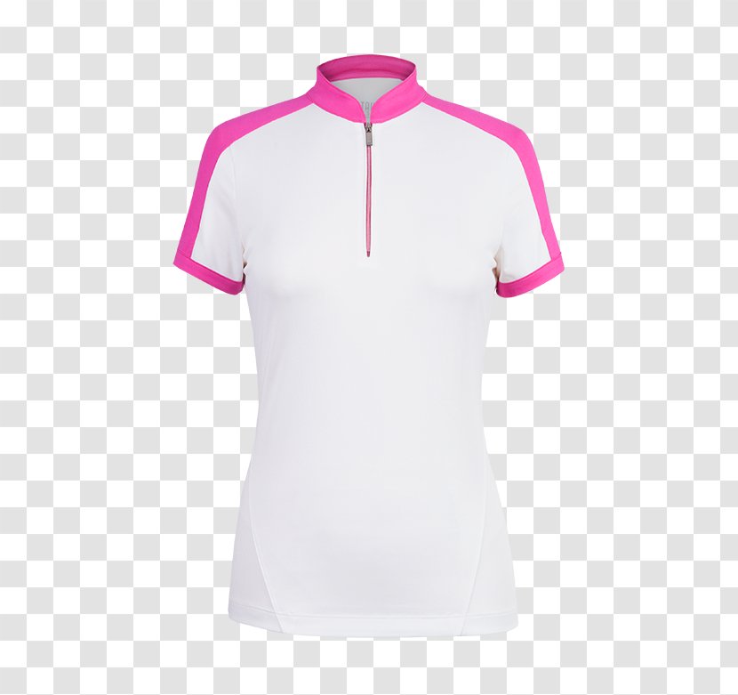 T-shirt Tennis Polo Neck Sleeve Collar - Tshirt - White Short Sleeves Transparent PNG