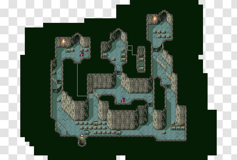 Final Fantasy IV Map Video Game - Iv 3d Remake - Thai Cave Transparent PNG