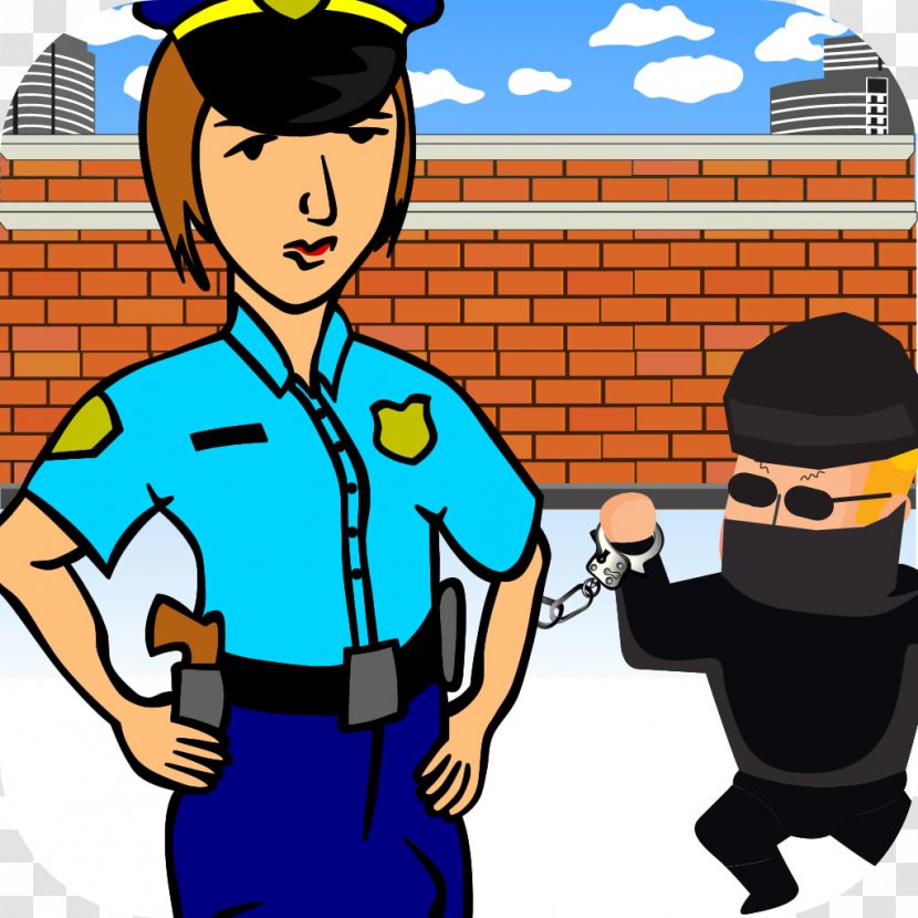 Police Officer Woman Clip Art - Human Behavior - Jail Transparent PNG