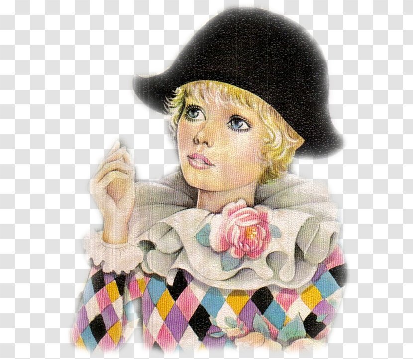 Harlequin Pierrot Columbina Drawing - Painting Transparent PNG