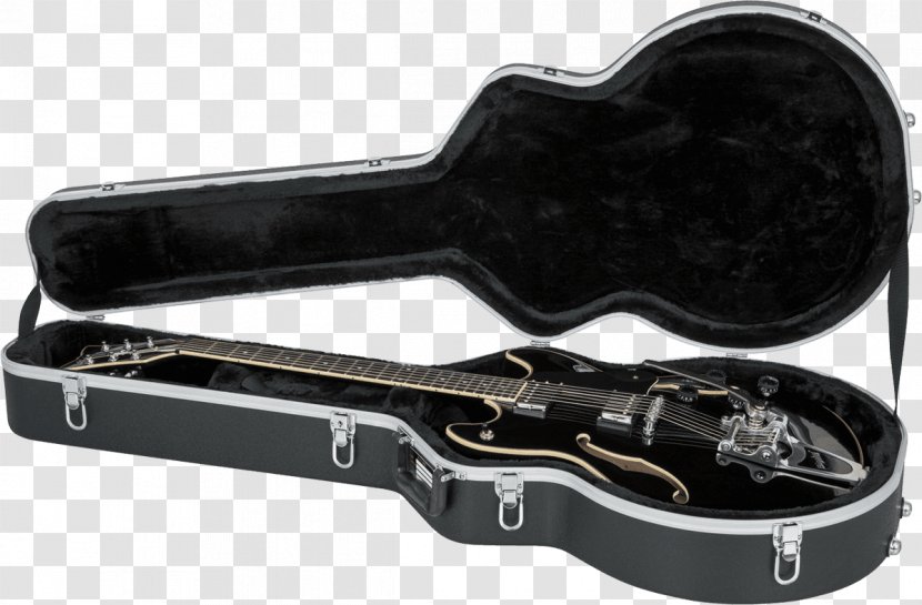 Semi-acoustic Guitar Electric Gibson ES-335 Solid Body - Musical Instruments Transparent PNG