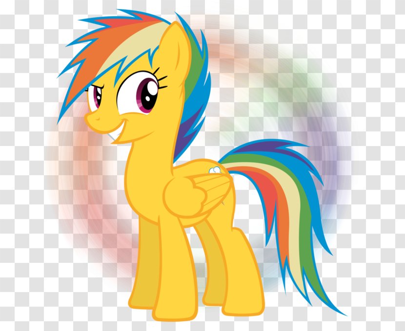 Horse Rainbow Dash Desktop Wallpaper Clip Art - Legendary Creature Transparent PNG