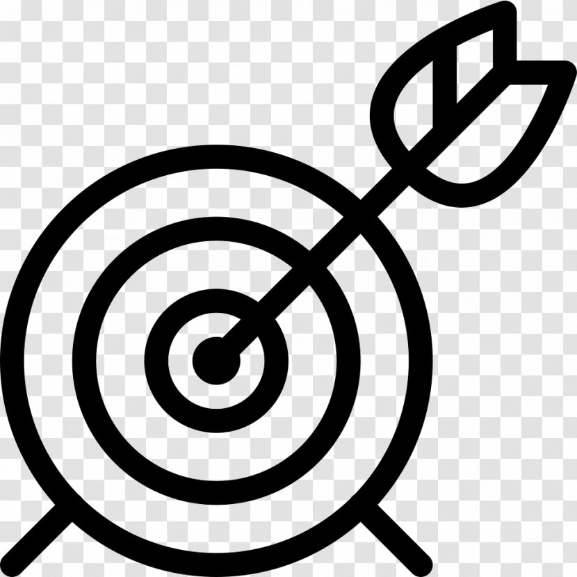 Arrow - Shooting Target - Monochrome Photography Transparent PNG