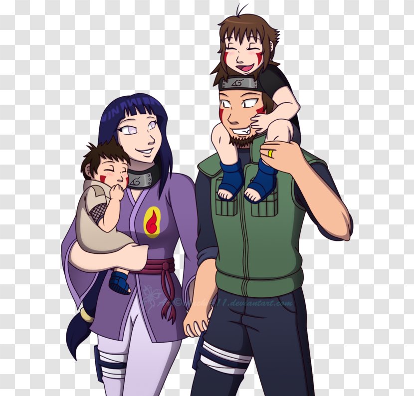 Kiba Inuzuka Hinata Hyuga Naruto Uzumaki Sasuke Uchiha Family - Cartoon - Just Married Movie Transparent PNG