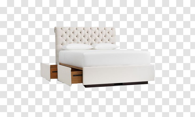 Platform Bed Headboard Upholstery Table - Frame - Creative Home Picture Material,bed Transparent PNG