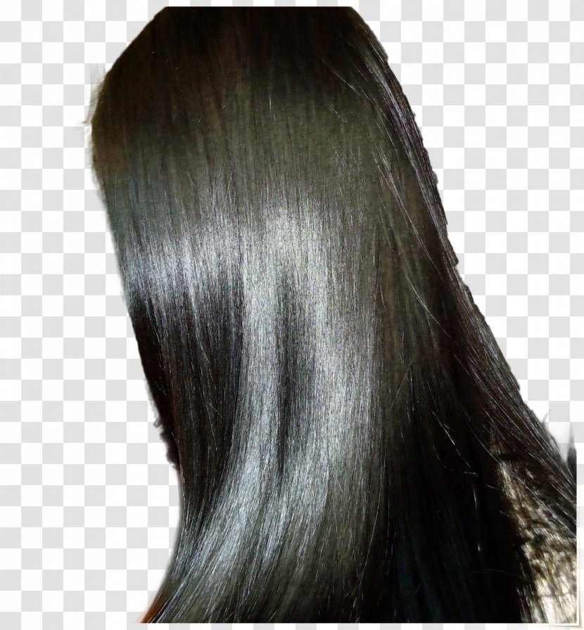 Black Hair Long Coloring Step Cutting - Brown - Cabelo Transparent PNG