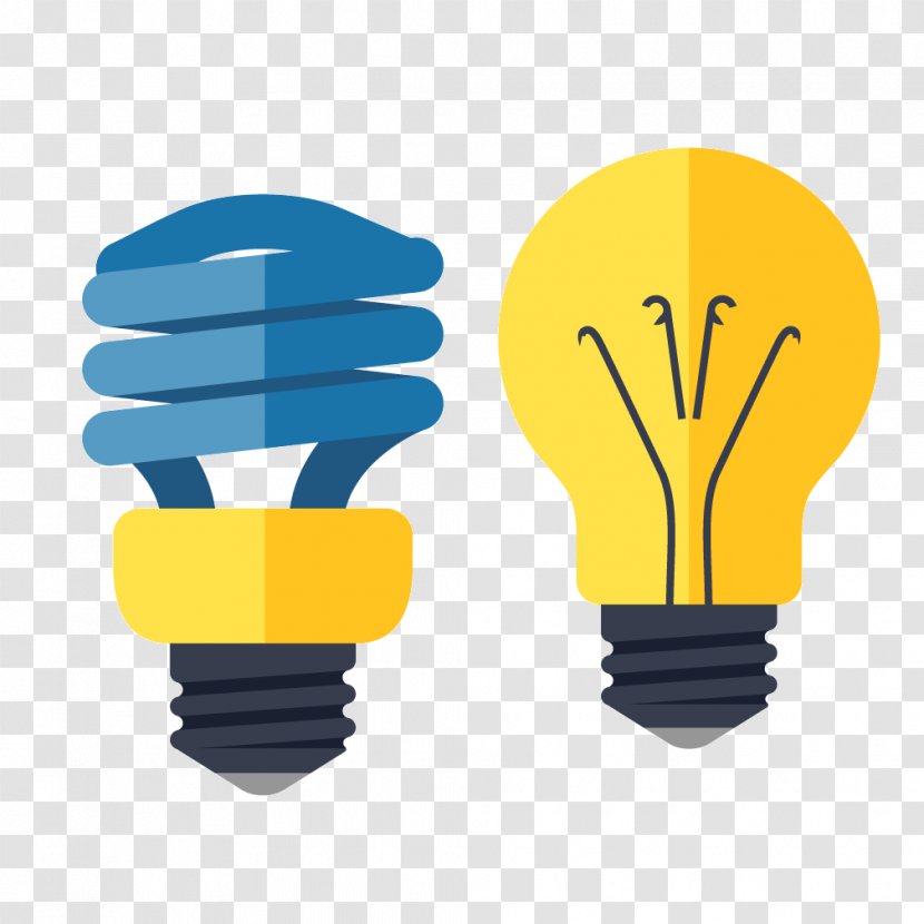 Light Electricity Energy Conservation Electric Power - Yellow Bulb Saving Lamps Transparent PNG