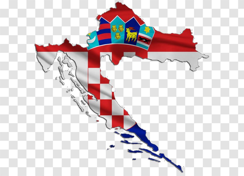 Flag Of Croatia National Football Team - Cartography - Map Transparent PNG