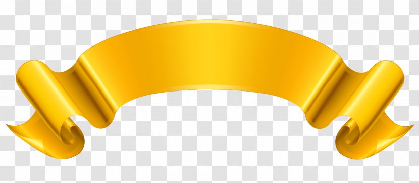 Ribbon Gold Paper Clip Art - Material - Picture Transparent PNG