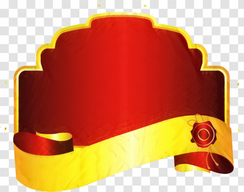 Red Background - Yellow Transparent PNG