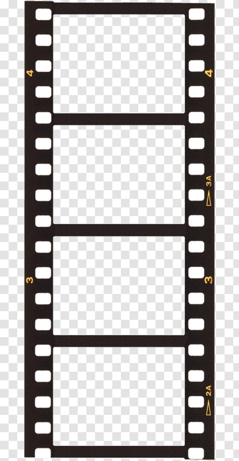 Filmstrip Template Clip Art - Photographic Film Transparent PNG