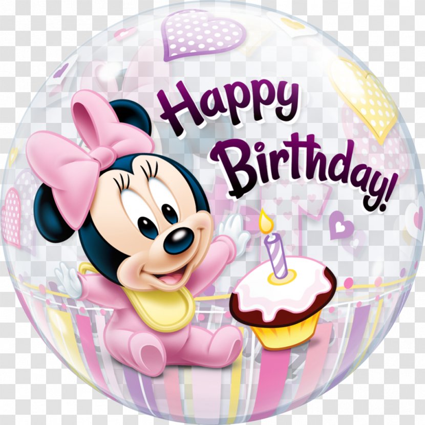 Minnie Mouse Mickey Qualatex Deco Bubble Clear Balloon Transparent PNG