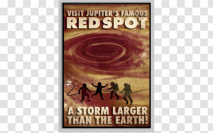 Earth Great Red Spot Jupiter Storm Poster - Travel Posters Transparent PNG