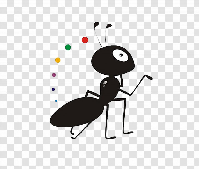 Ant Cartoon - Membrane Winged Insect - Color Ants Transparent PNG