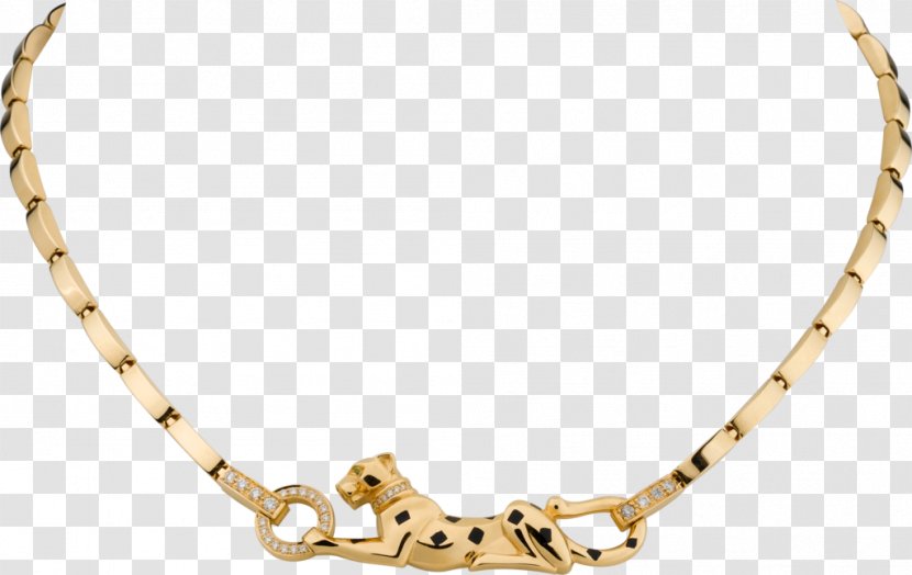 Necklace Gold Jewellery Chain Cartier Transparent PNG