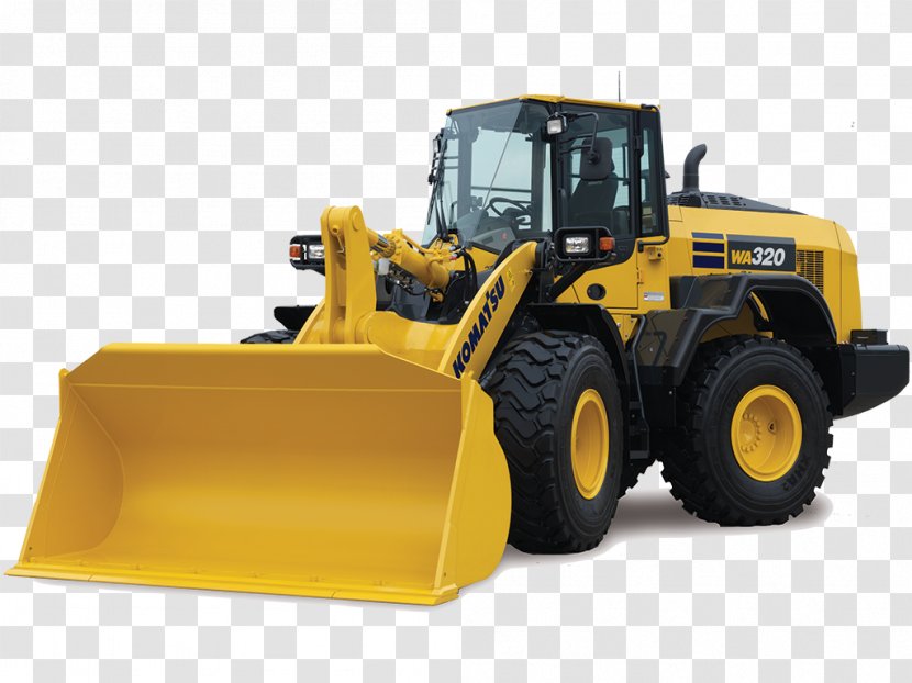 Komatsu Limited Loader Heavy Machinery - Yellow - Bulldozer Transparent PNG