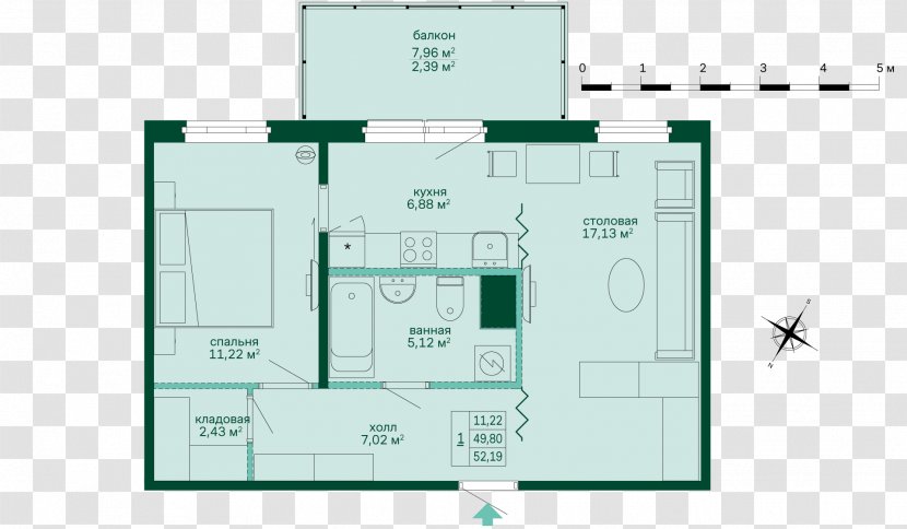 Skandi Klubb Floor Plan Apartment Storey Architecture - Aptekarskiy Prospekt - Close To Nature Transparent PNG