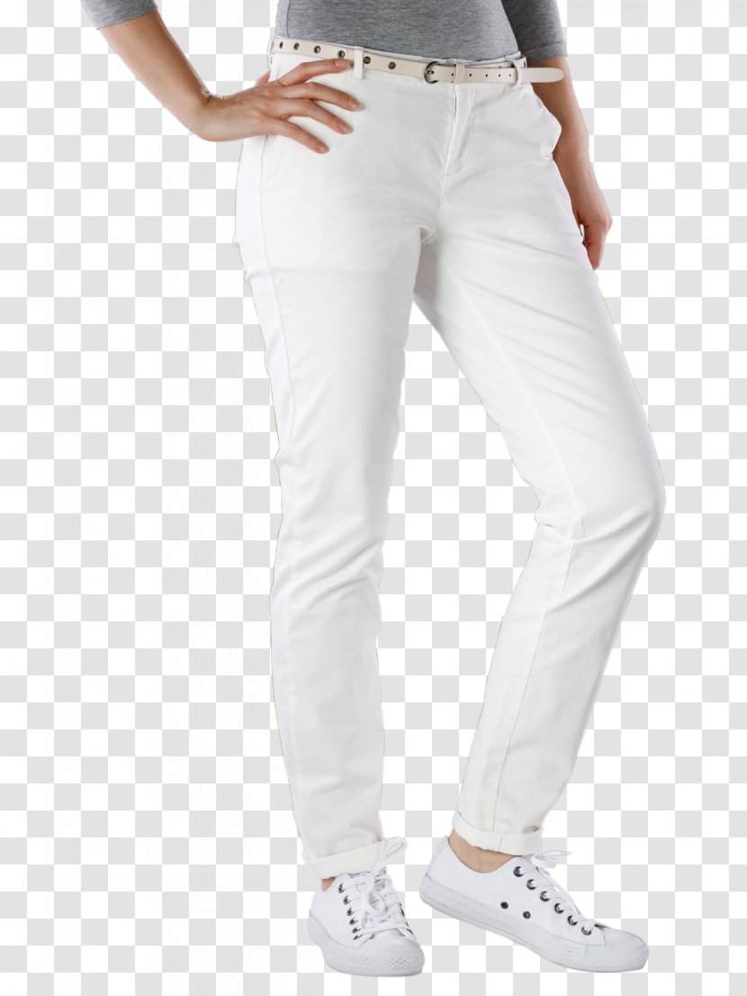 Jeans Pants Denim Top Chino Cloth - White - Slim-fit Transparent PNG