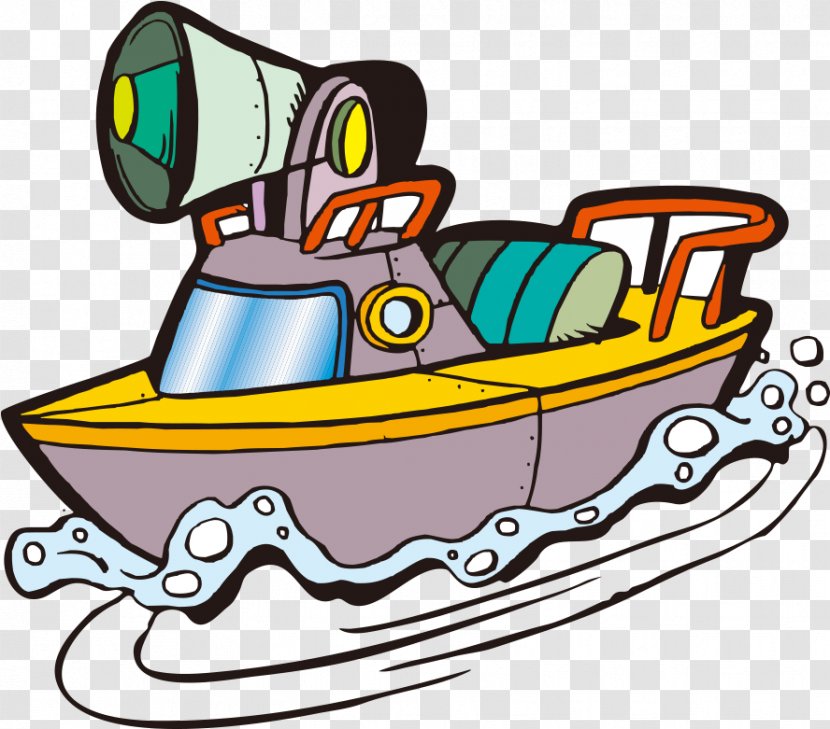 Ship Cartoon - Boating - Coloring Book Transparent PNG