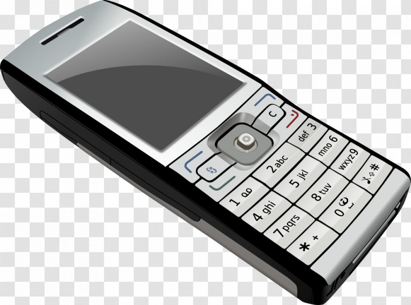 Telephone Samsung Galaxy Clip Art - Cellular Network - Silver Cliparts Transparent PNG