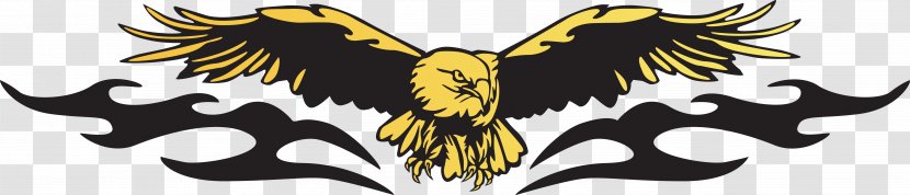 Tattoo Bald Eagle Flash - Moths And Butterflies - Golden Transparent PNG