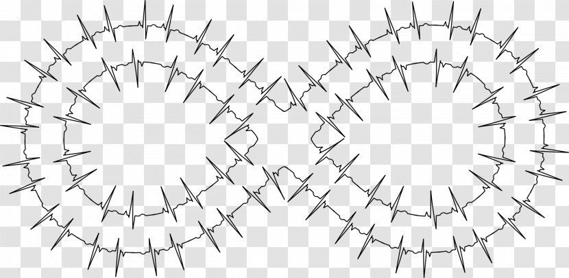 Drawing Electrocardiography Line Art Clip - Monochrome Transparent PNG