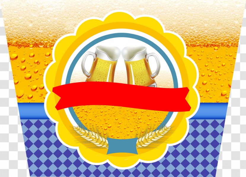 Botequim Beer Party Paper Birthday - Yellow Transparent PNG