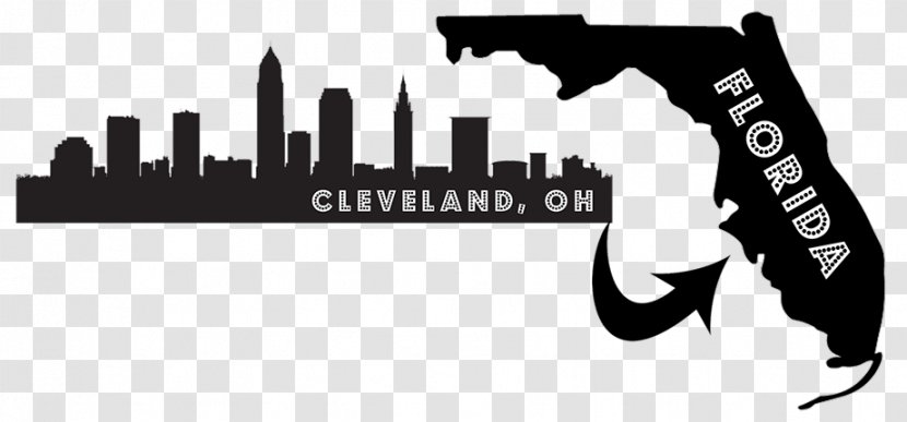 Cleveland Skyline Clip Art - Silhouette - Fresh Lemonade Transparent PNG