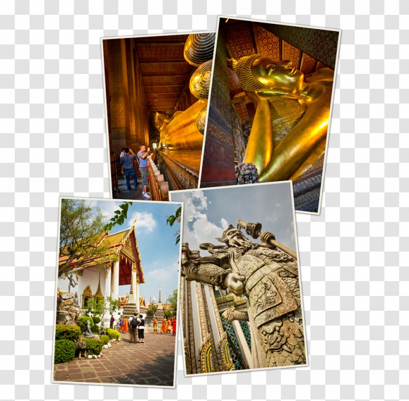 Stock Photography Poster Collage - Wat Pho Transparent PNG