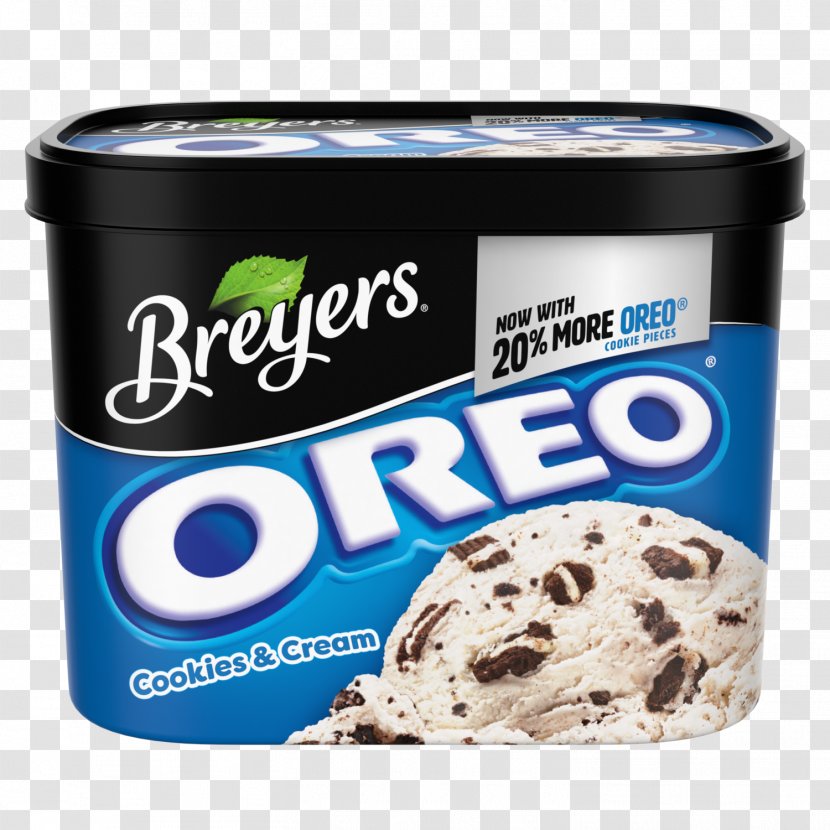 Breyers Ice Cream Butterscotch Cookies And - Frozen Dessert Transparent PNG