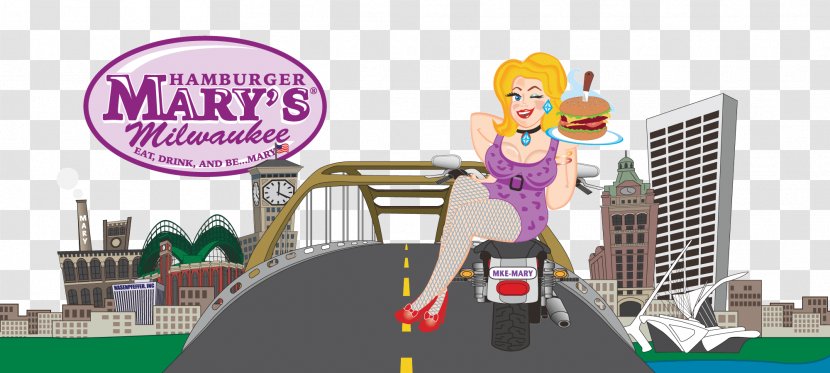 Hamburger Mary's Milwaukee West Hollywood Restaurant - Watercolor - Heart Transparent PNG