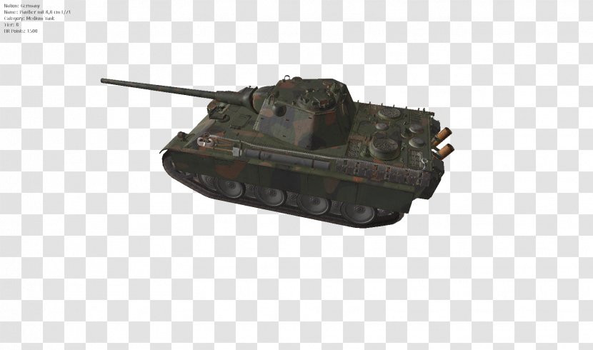 Combat Vehicle Weapon Tank Self-propelled Artillery - Panther Transparent PNG